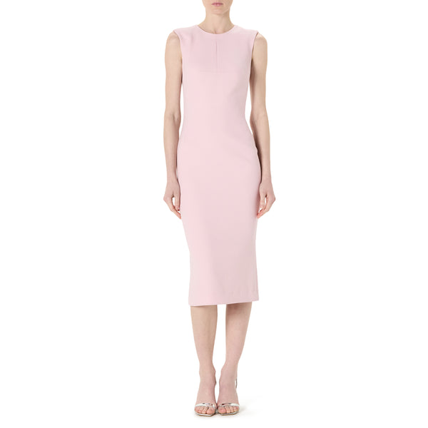 sergio hudson Sleeveless Sheath Dress w/ Pleats