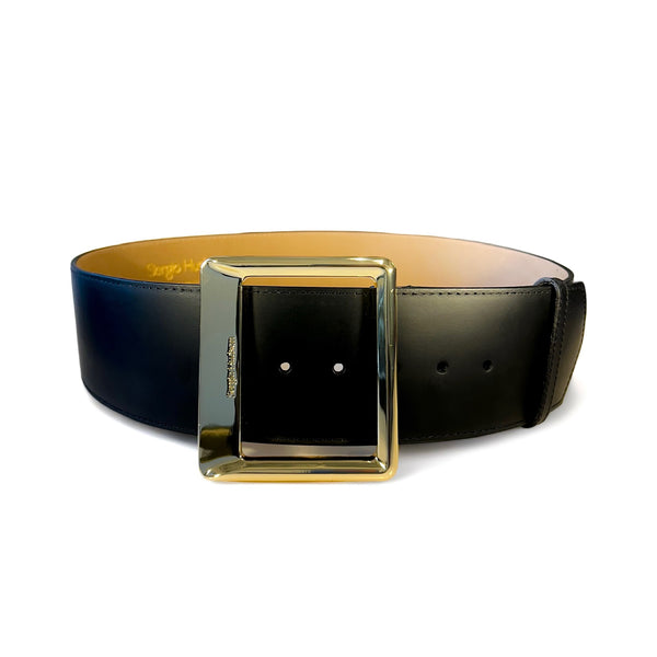 sergio hudson Square Buckle Wide Belt