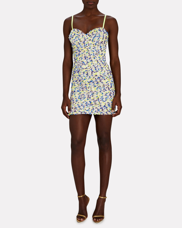 Sergio Hudson Sweetheart Mini Bustier Dress