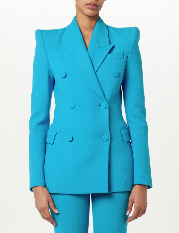 Sergio Hudson Tailored Double Breasted Blazer