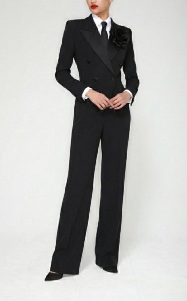 Sergio Hudson TUXEDO JUMPSUIT