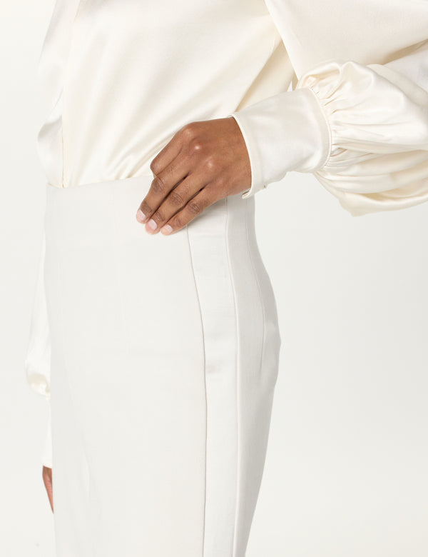 Sergio Hudson Tuxedo Signature Pant (Snow)