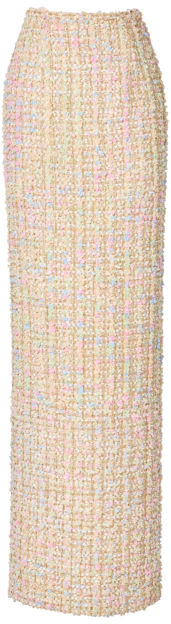 sergio hudson Tweed Maxi Skirt