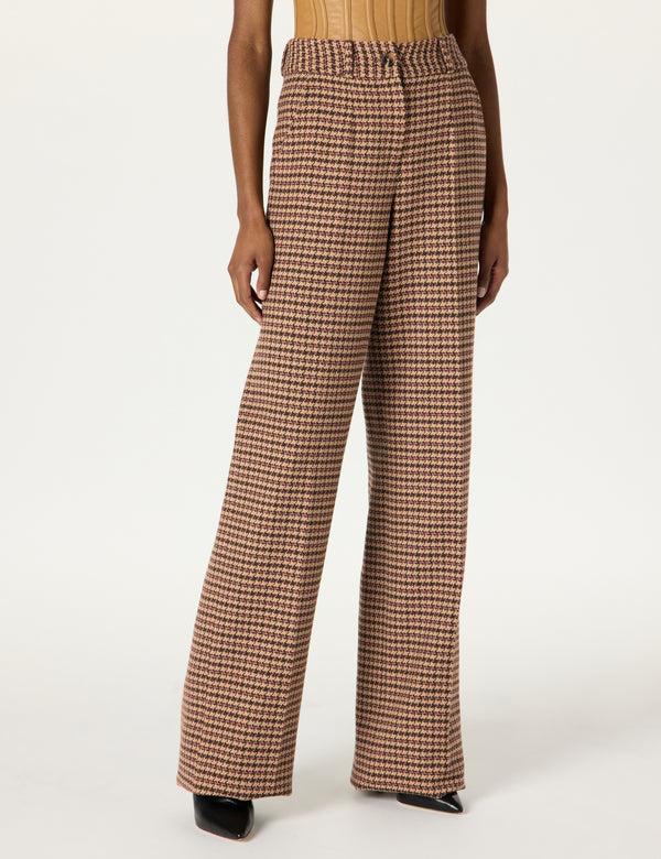 Sergio Hudson Wide Leg Flat Front Trouser