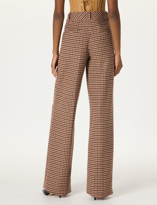 Sergio Hudson Wide Leg Flat Front Trouser