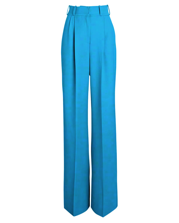 sergio hudson WIDE LEG PLEATED TROUSER