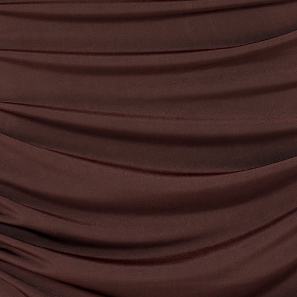 Sergio Hudson Wrap Off The Shoulder Dress