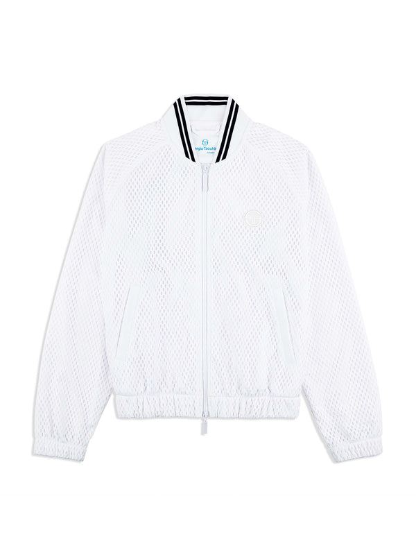 sergio tacchini Adria Mesh Track Jacket- Brilliant White