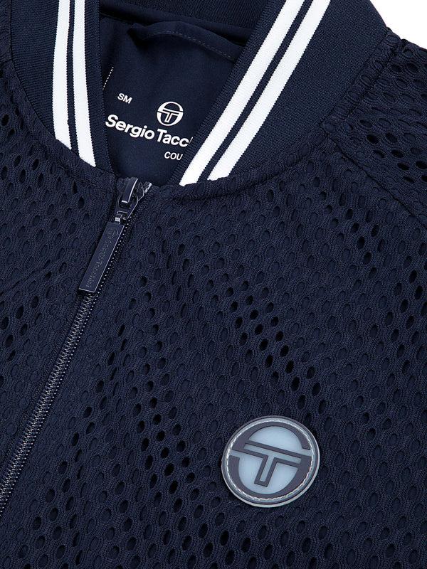 Sergio Tacchini Adria Mesh Track Jacket- Maritime Blue