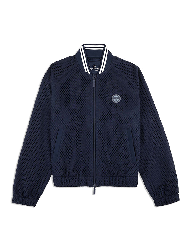 sergio tacchini Adria Mesh Track Jacket- Maritime Blue