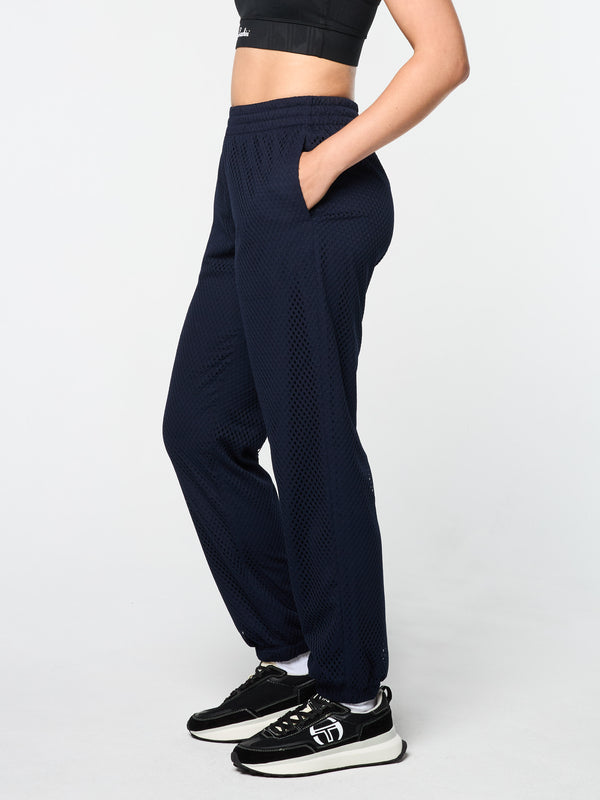 Sergio Tacchini Adria Mesh Track Pant- Maritime Blue