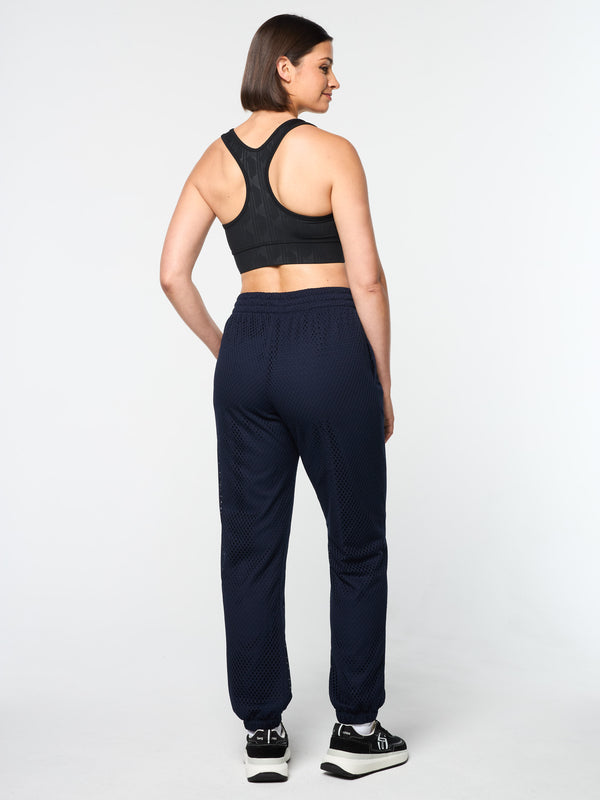 Sergio Tacchini Adria Mesh Track Pant- Maritime Blue