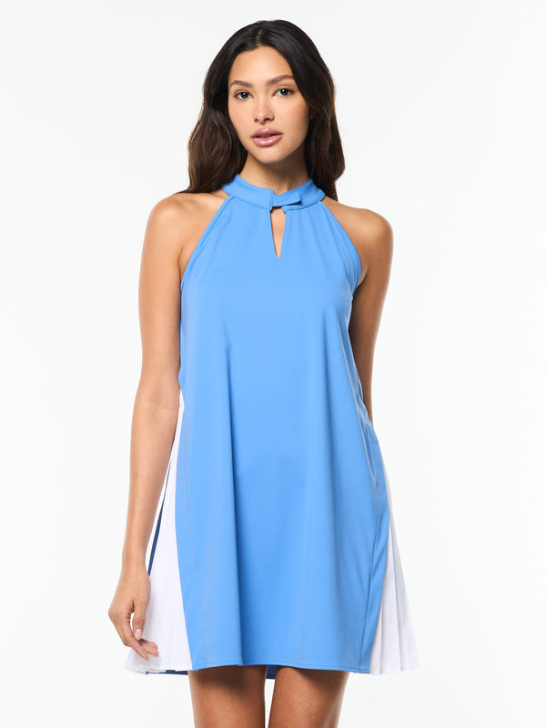 Sergio Tacchini Agata Halter-Neck Dress- Ultramarine