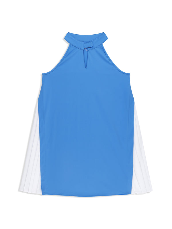 sergio tacchini Agata Halter-Neck Dress- Ultramarine