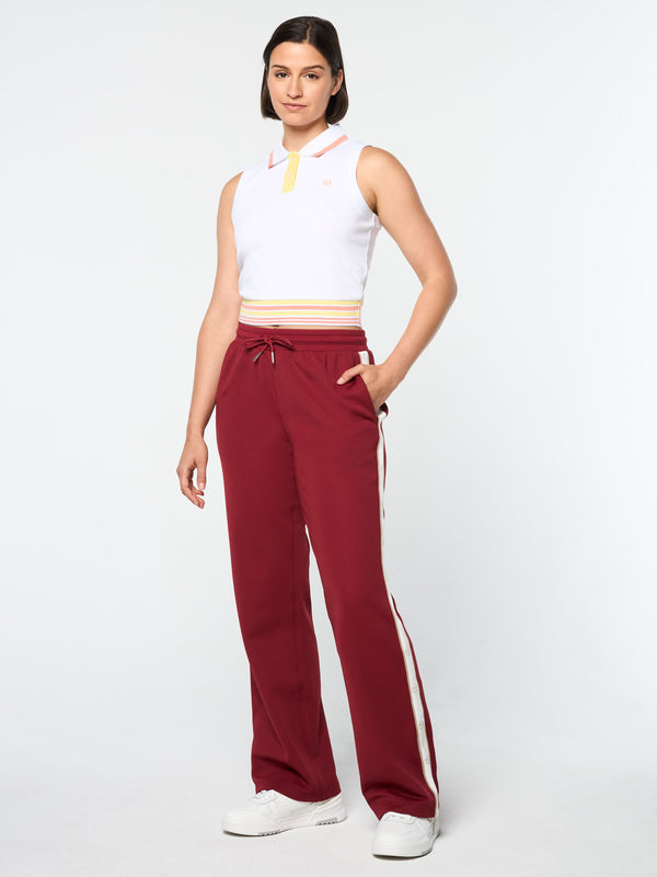 Sergio Tacchini Ardea Straight Leg Track Pant- Sun Dried Tomato