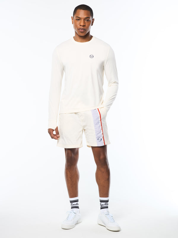 Sergio Tacchini Attivo Damarindo Long Sleeve Tee- Gardenia