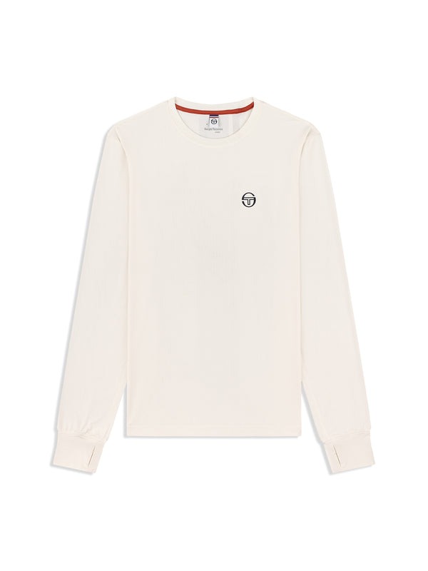 sergio tacchini Attivo Damarindo Long Sleeve Tee- Gardenia