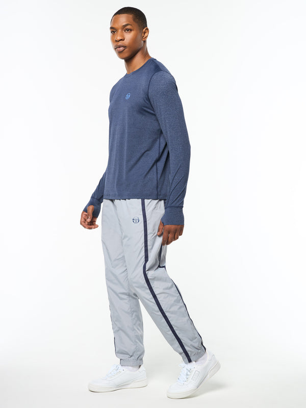 Sergio Tacchini Attivo Damarindo Long Sleeve Tee- Maritime Blue