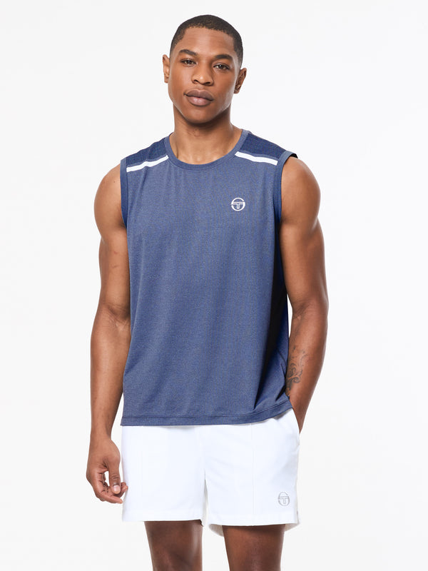 Sergio Tacchini Attivo Damarindo Tank- Maritime Blue