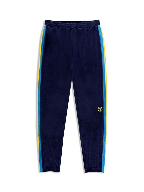 sergio tacchini Banda Velour Track Pant- Maritime Blue