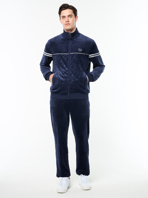 Sergio Tacchini Bandiera Track Jacket- Maritime Blue