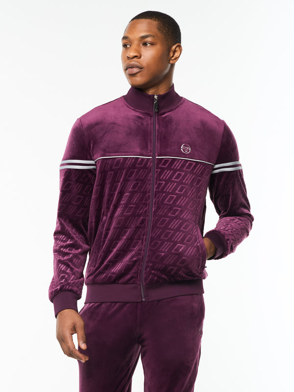 Sergio Tacchini Bandiera Track Jacket- Potent Purple