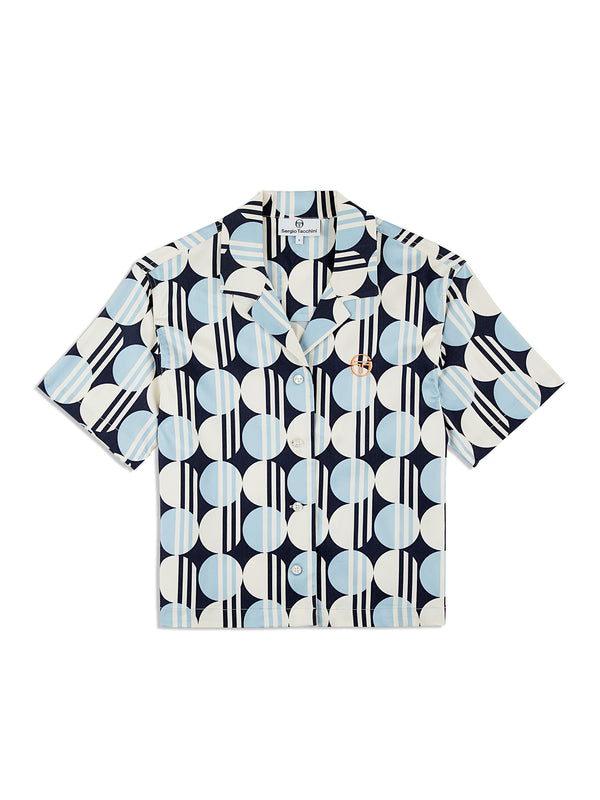 sergio tacchini Brikette Cabana Shirt- Maritime Blue