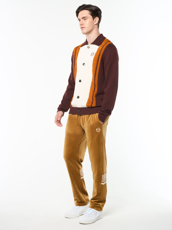 Sergio Tacchini Bruni Knit Cardigan- Bitter Chocolate