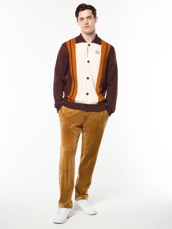 Sergio Tacchini Bruni Knit Cardigan- Bitter Chocolate