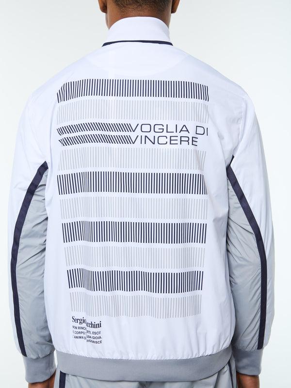 Sergio Tacchini Campo Court Track Jacket- Quiet Grey