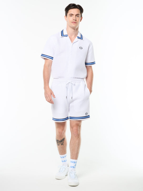 Sergio Tacchini Chiaro Cabana Short- Brilliant White
