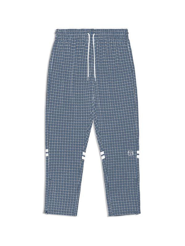 sergio tacchini Dallas Houndstooth Track Pant- Maritime Blue