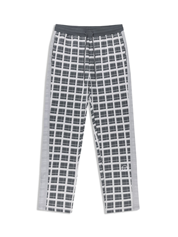 sergio tacchini Damarindo Check Track Pant- Quiet Grey