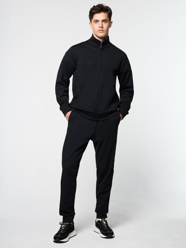 Sergio Tacchini Damarindo Track Jacket Archivio- Black/ Black