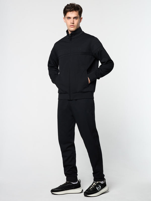 Sergio Tacchini Damarindo Track Jacket Archivio- Black/ Black