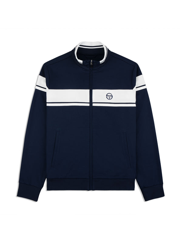 sergio tacchini Damarindo Track Jacket Archivio- Maritime Blue/ White