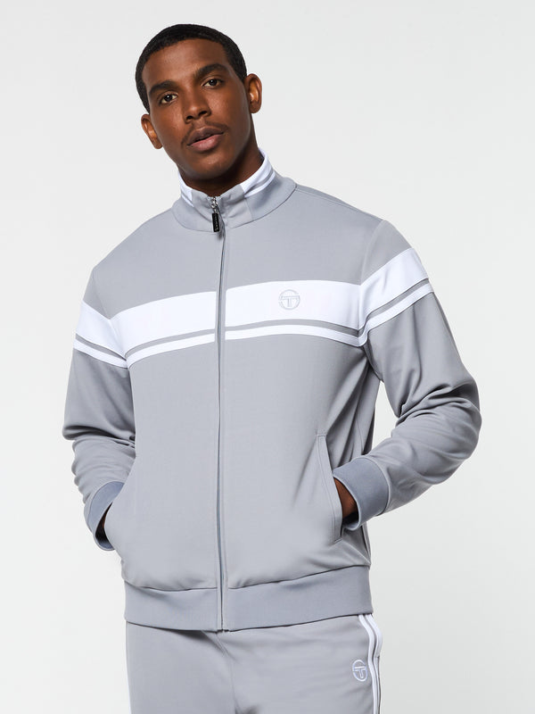 Sergio Tacchini Damarindo Track Jacket Archivio- Sleet/ White