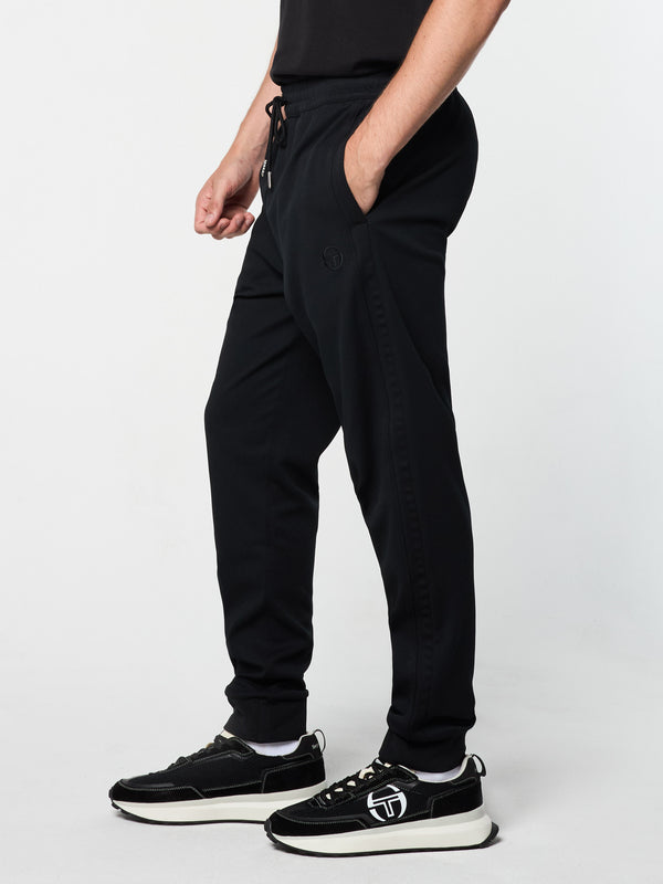 Sergio Tacchini Damarindo Track Pant Archivio- Black/ Black