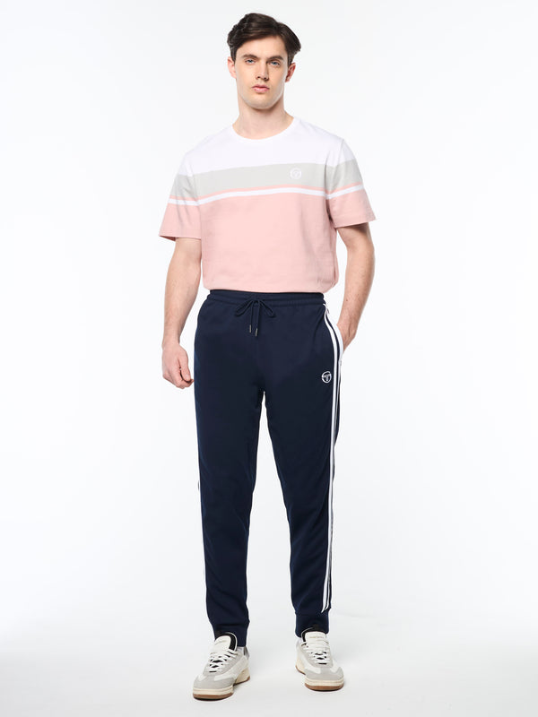 Sergio Tacchini Damarindo Track Pant Archivio- Maritime Blue/ White