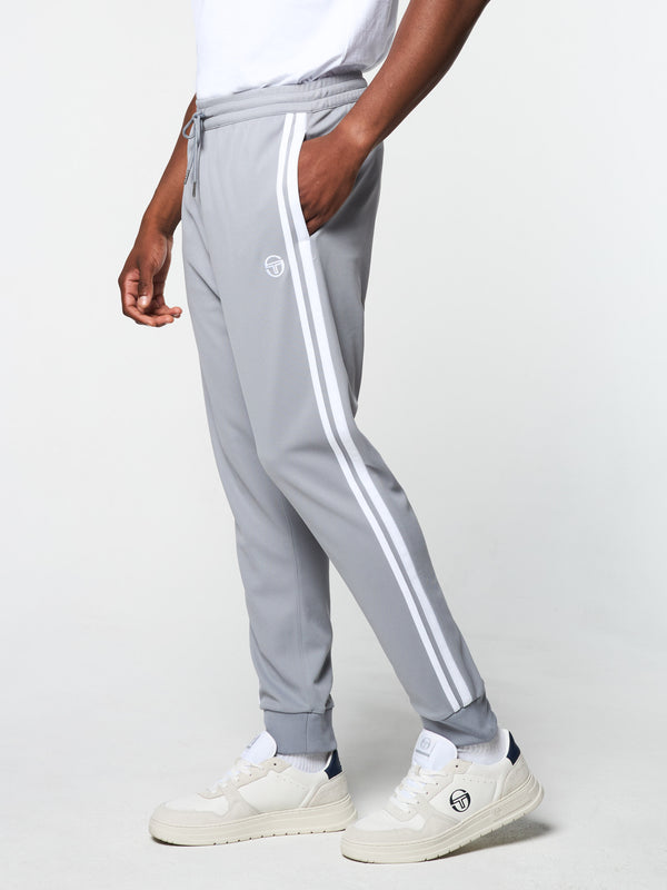 Sergio Tacchini Damarindo Track Pant Archivio- Sleet/ White