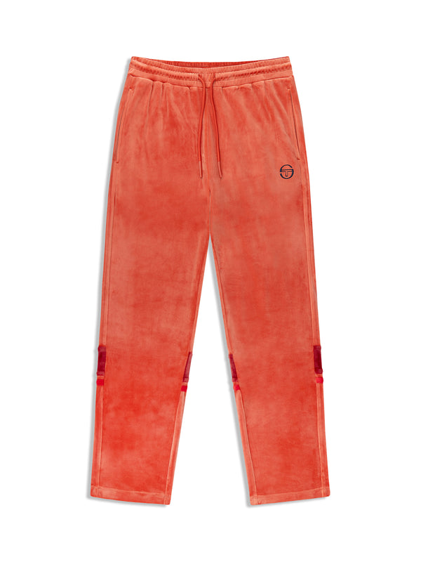 sergio tacchini Damarindo Velour Track Pant- Hot Sauce
