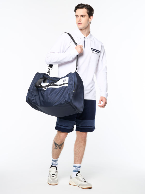 Sergio Tacchini Dario Long Sleeve Polo- Brilliant White