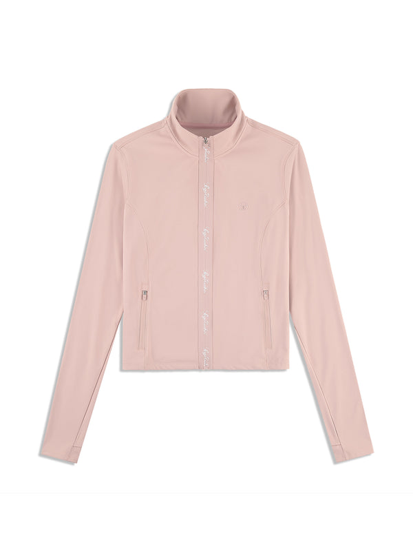 sergio tacchini Delfina Contour Track Jacket- Pale Mauve
