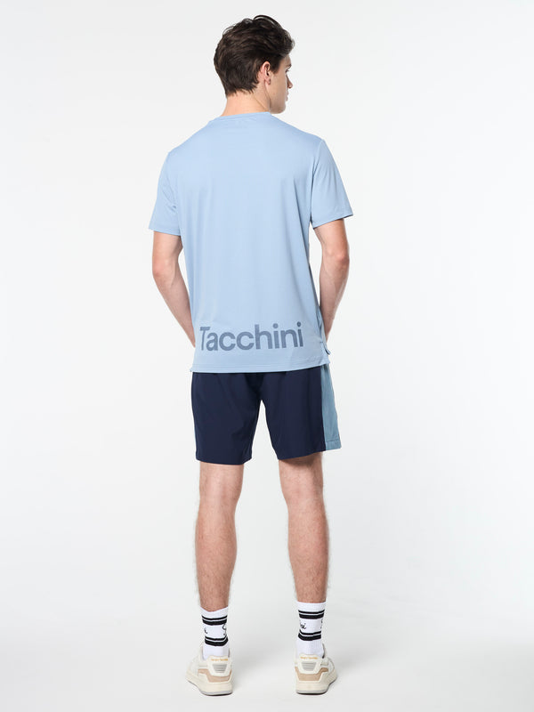 Sergio Tacchini Elio Performance T-Shirt- Faded Denim