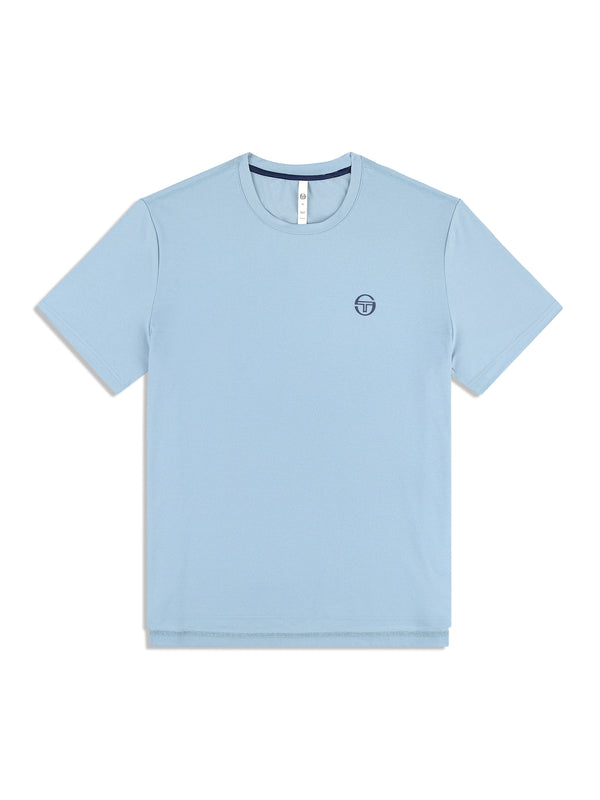 sergio tacchini Elio Performance T-Shirt- Faded Denim
