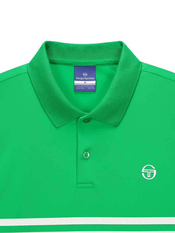Sergio Tacchini Essential Damarindo Polo Shirt- Green