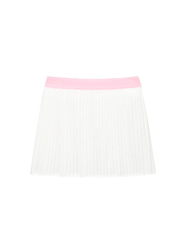 Sergio Tacchini Essential Woven Pleats Skirt- Off White