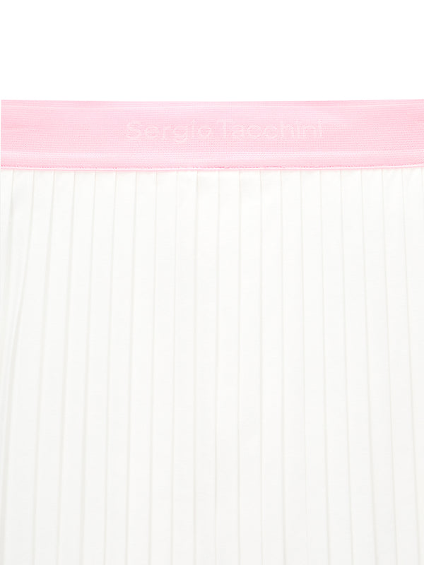 Sergio Tacchini Essential Woven Pleats Skirt- Off White