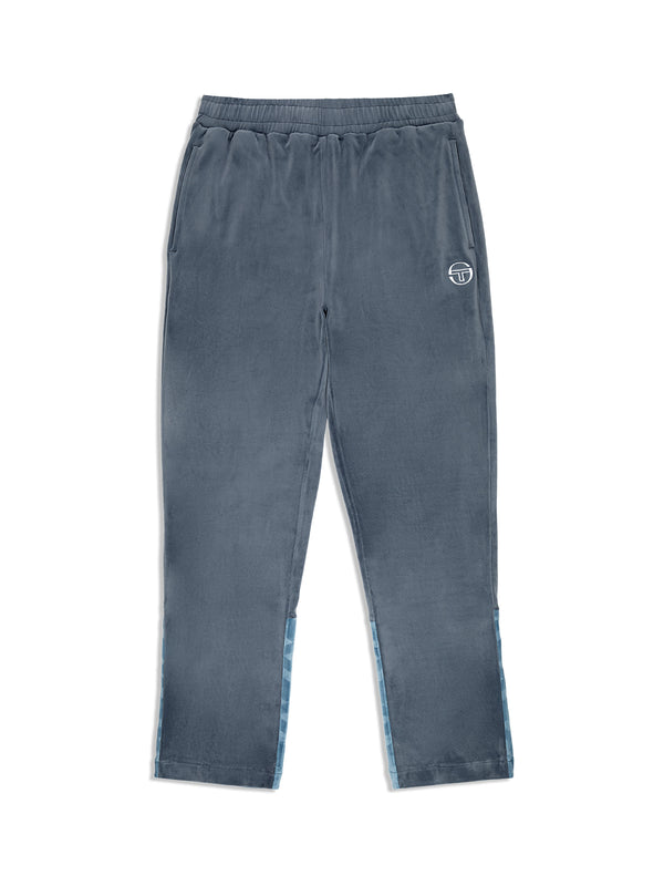 sergio tacchini Foggia Velour Debossed Track Pant- Grisaille