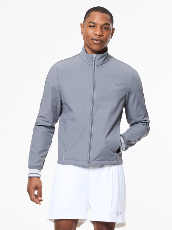 Sergio Tacchini Ibrido Technical Fleece Jacket- Quiet Shade